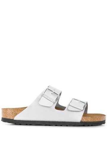 Arizona Slippers Silver - BIRKENSTOCK - BALAAN 1