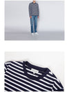 Fox Head Patch Regular Marin Long Sleeve T Shirt Navy Stripes - MAISON KITSUNE - BALAAN 8