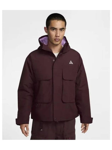 ACG PrimaLoft Zip Up Hoodie Burgundy Crush - NIKE - BALAAN 1