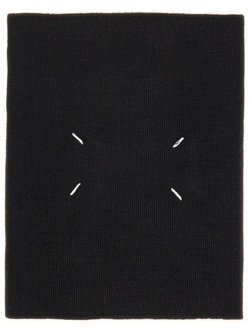 Stitch Knit Scarf Black - MAISON MARGIELA - BALAAN 1