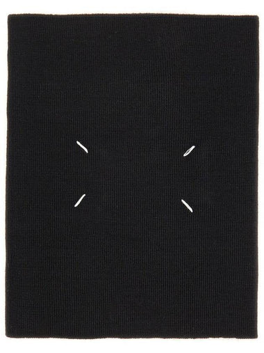 Stitch Knit Scarf Black - MAISON MARGIELA - BALAAN 1