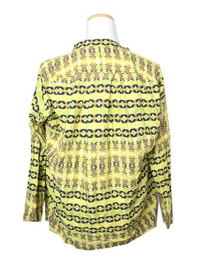 Neon yellow print shirt 55 - ZUCCA - BALAAN 2