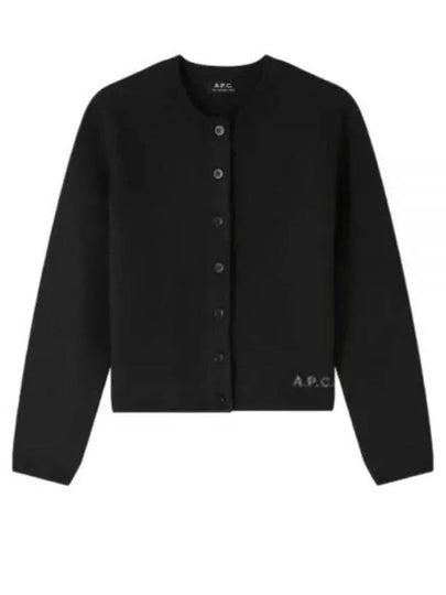 Mila Merino Wool Cardigan Black - A.P.C. - BALAAN 2