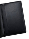 Stitched Bi-Fold Leather Card Wallet Black - MAISON MARGIELA - BALAAN 6