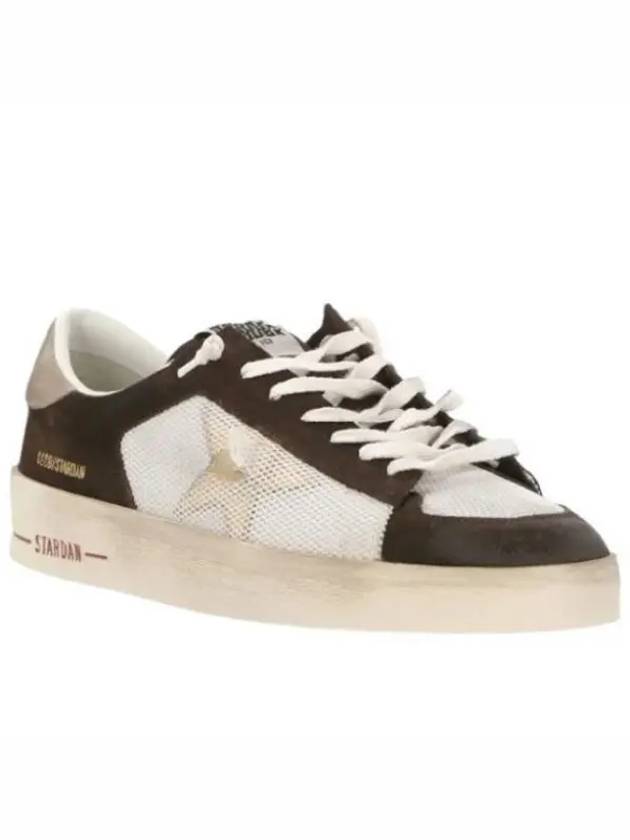 Stardan Leather Low Top Sneakers Brown - GOLDEN GOOSE - BALAAN 2