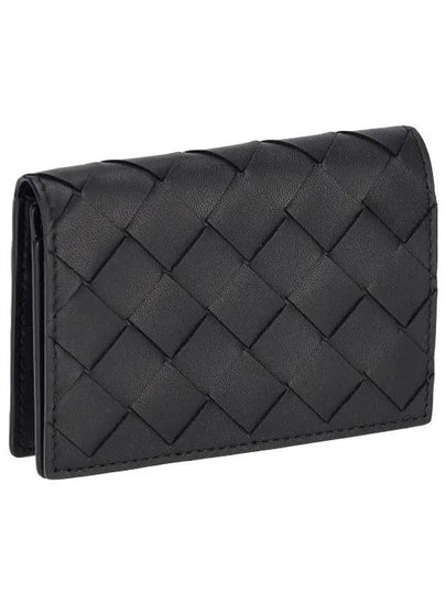 Intrecciato Card Wallet Black - BOTTEGA VENETA - BALAAN 2