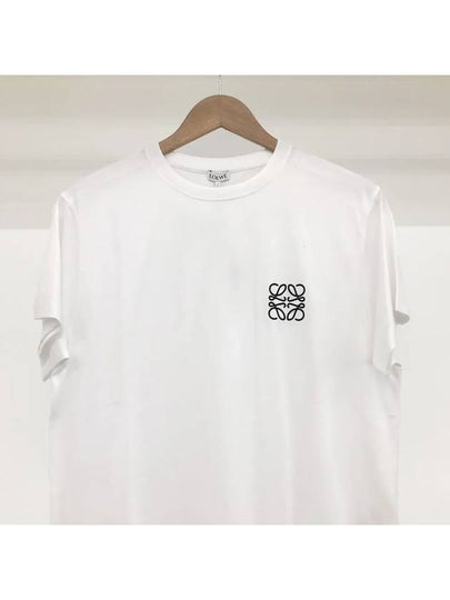 Anagram Logo Cotton Short Sleeve T-Shirt White - LOEWE - BALAAN 2