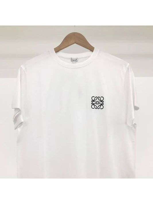 Anagram Logo Cotton Short Sleeve T-Shirt White - LOEWE - BALAAN 2