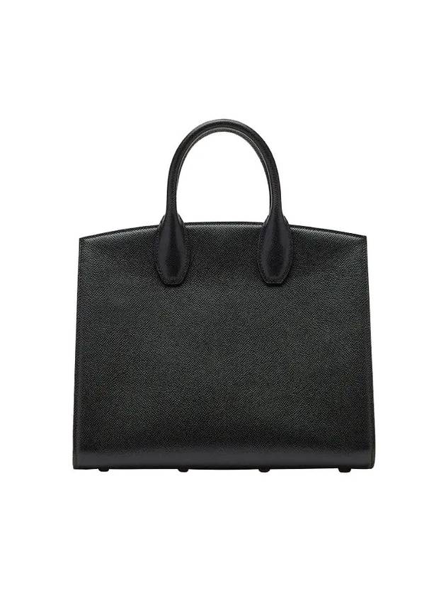 Medium Studio Box Tote Bag Black - SALVATORE FERRAGAMO - BALAAN 5