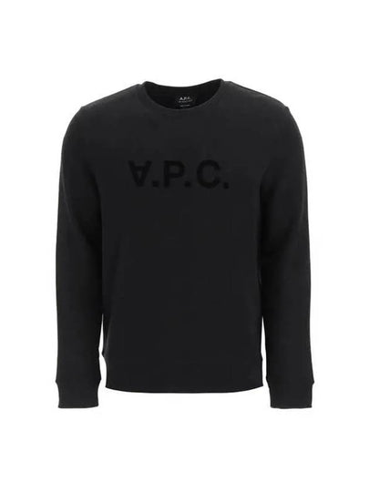 VPC Logo Crew Neck Sweatshirt Black - A.P.C. - BALAAN 2