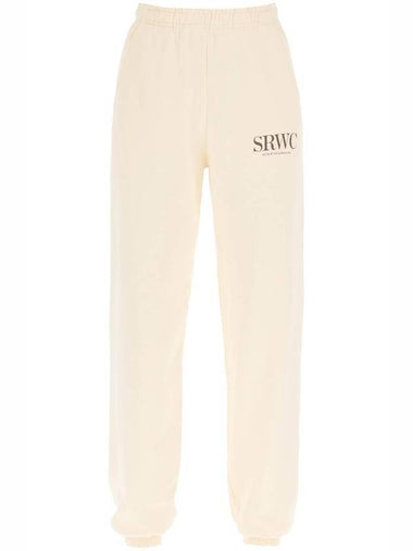 Upper East Side Jogger Track Pants Cream - SPORTY & RICH - BALAAN 1