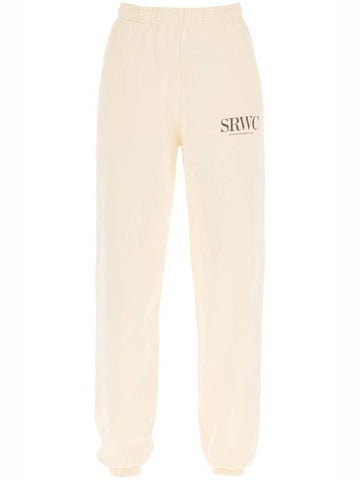 Upper East Side Jogger Track Pants Cream - SPORTY & RICH - BALAAN 1