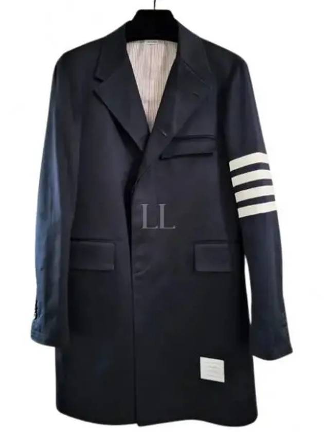 Men's Plain 4 Bar Single Coat Navy - THOM BROWNE - BALAAN 2