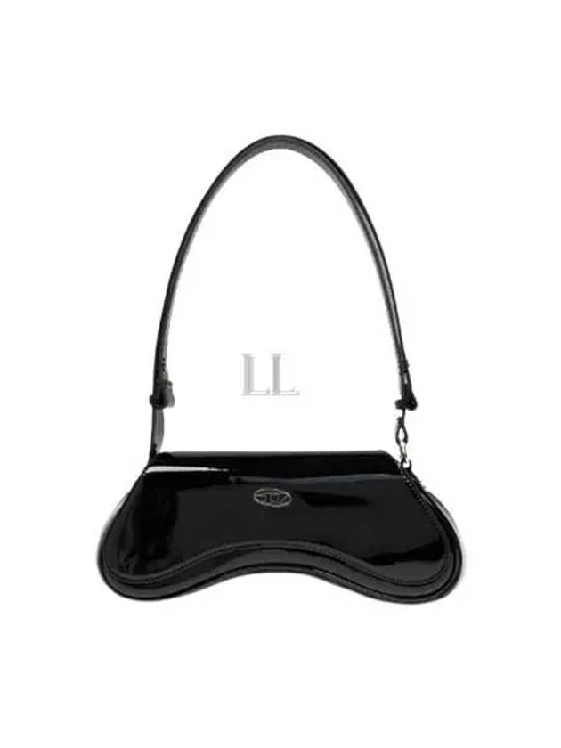 Women's Play Glossy Cross Bag Black - DIESEL - BALAAN 2