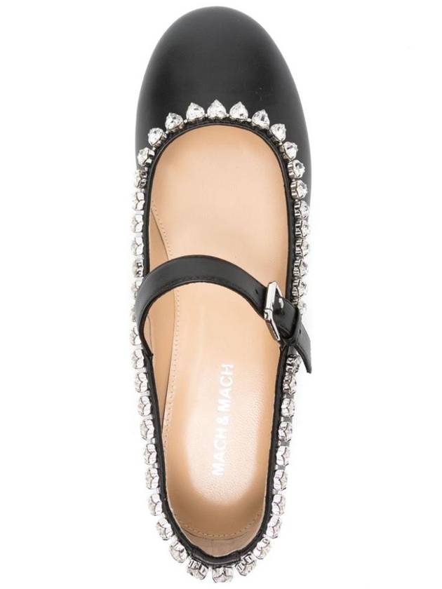 Mach&Mach Flat Shoes Black - MACH & MACH - BALAAN 4