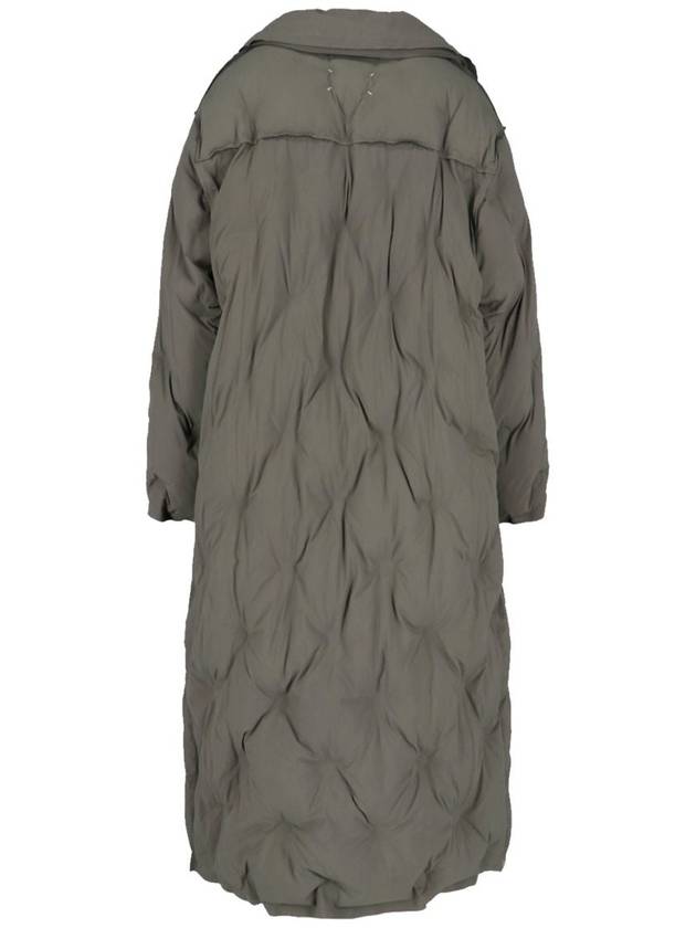 Recycled Nylon Padded Coat Olive - MAISON MARGIELA - BALAAN 4