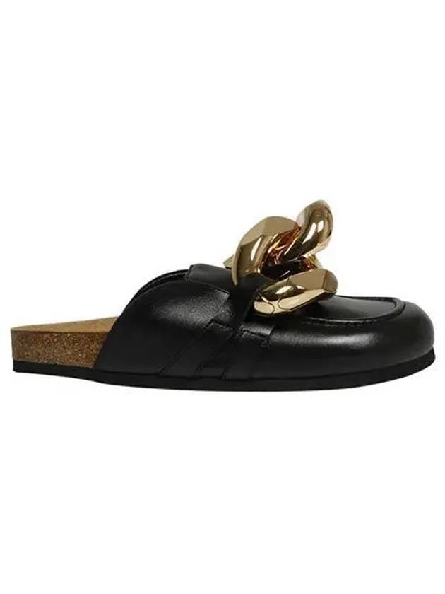 Sandals Women Bold Chain Mules Black - JW ANDERSON - BALAAN 1