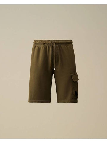 C.P.COMPANY LIGHT FLEECE LENS SHORT - CP COMPANY - BALAAN 1