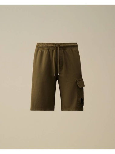 C.P.COMPANY LIGHT FLEECE LENS SHORT - CP COMPANY - BALAAN 1