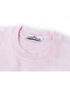 Wappen Patch Garment Dyed Sweatshirt Pink - STONE ISLAND - BALAAN 4