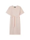 Lucy Pocket Organic Cotton Midi Dress Peach - A.P.C. - BALAAN 1