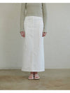 Belt Loop String H Line Skirt White - UNMUTE - BALAAN 4