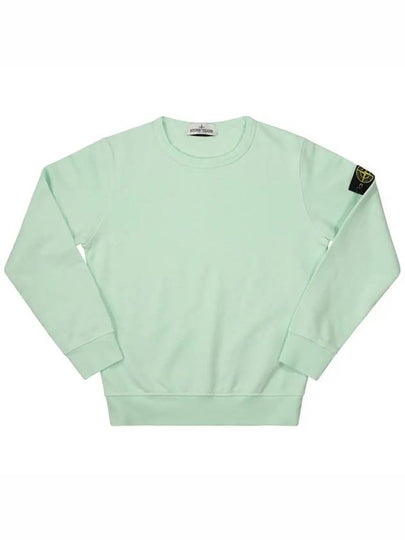 Kids Wappen Patch Basic Sweatshirt Green - STONE ISLAND - BALAAN 2