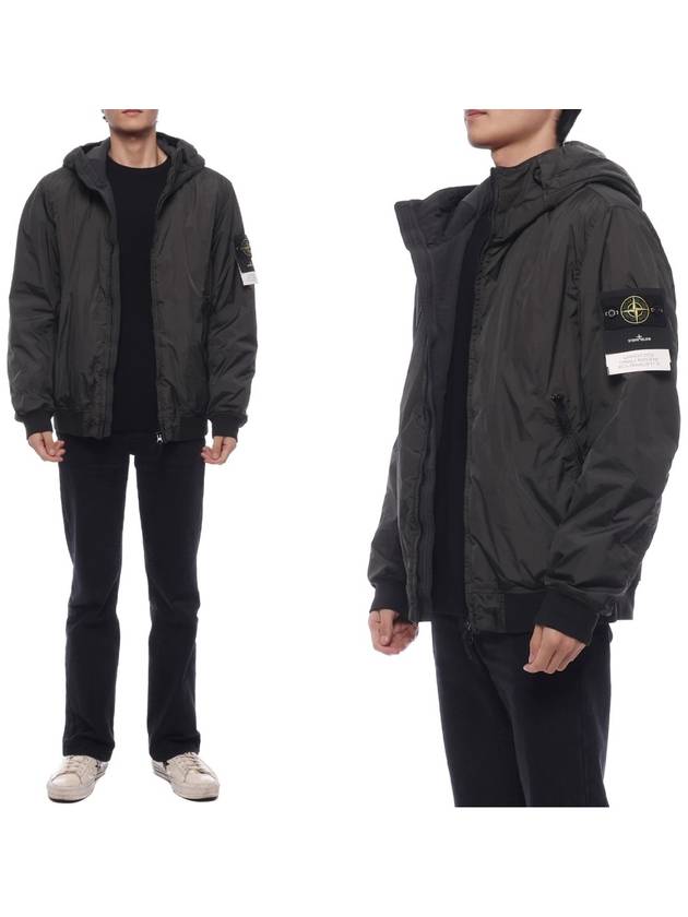 Crinkle Reps R NY Padding Green - STONE ISLAND - BALAAN 3