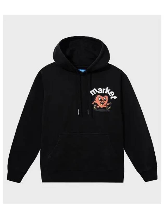 M FRAGILE HOODIE WASHED BLACK - MARKET - BALAAN 1