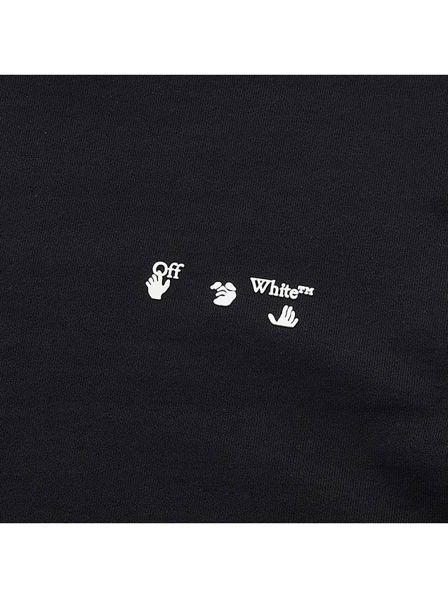 Hands Off Logo Sweatshirt Sweatshirt Black - OFF WHITE - BALAAN 7