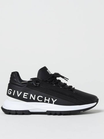 Givenchy Specter sneakers in calfskin with logo print and decorative zip - GIVENCHY - BALAAN 1