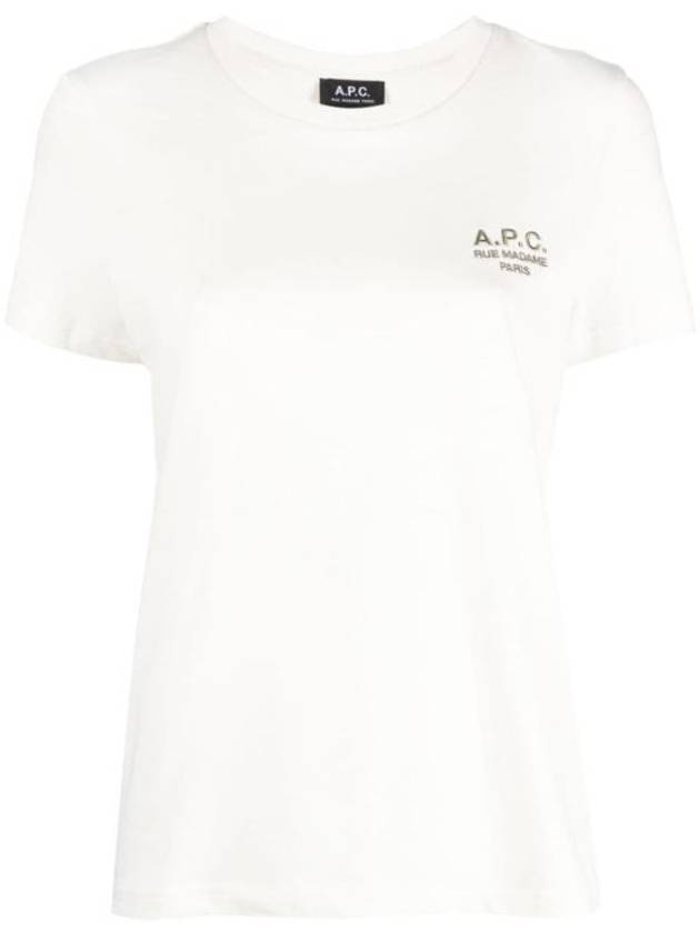 New Denise Logo Short Sleeve T-Shirt White - A.P.C. - BALAAN 2