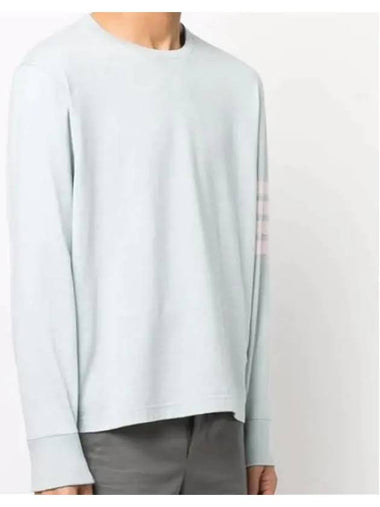 MJS 117A 06221 035 Men's Round Neck Long Sleeve TShirt - THOM BROWNE - BALAAN 1