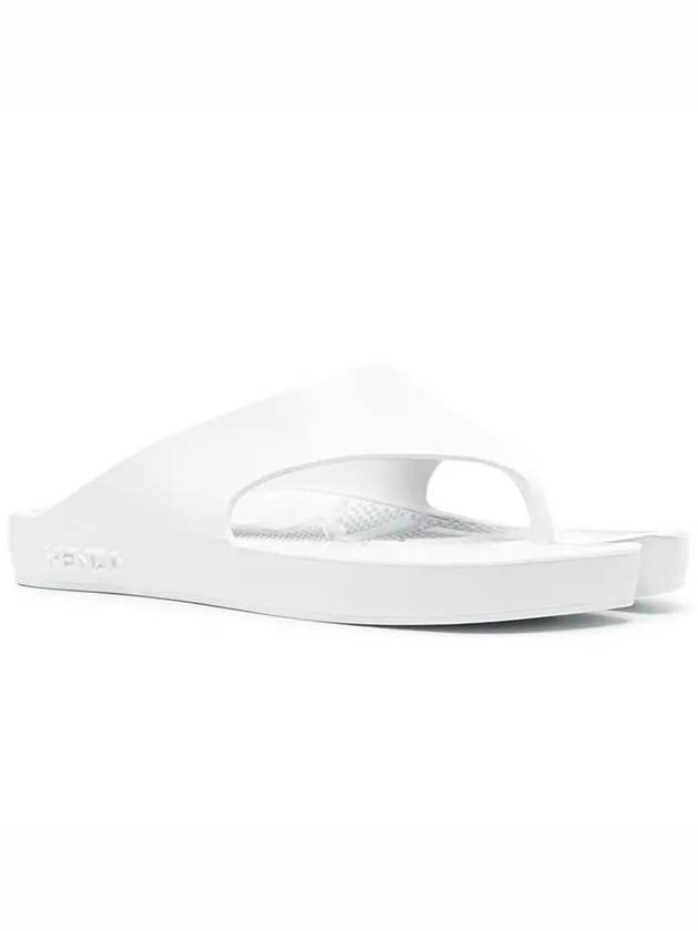 K Beach Rubber Flip Flops White - KENZO - BALAAN 3