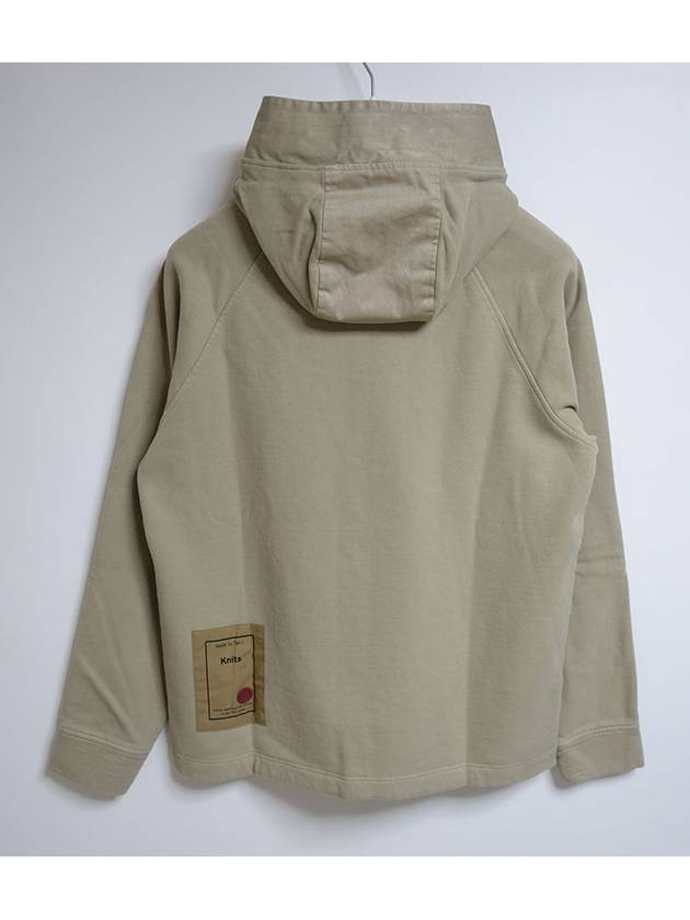 Snap Pocket Hooded Anorak Beige - TEN C - BALAAN 5