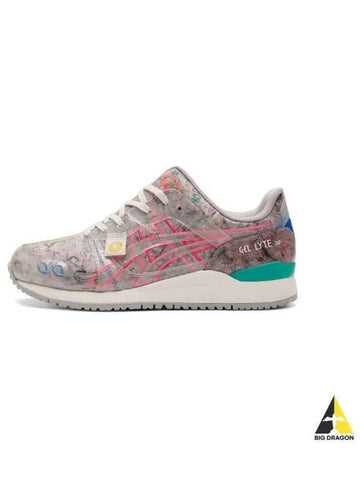 Gel Light III OG RECYCLE FELT Oyster Gray Diva Pink 1201A731 020 - ASICS - BALAAN 1