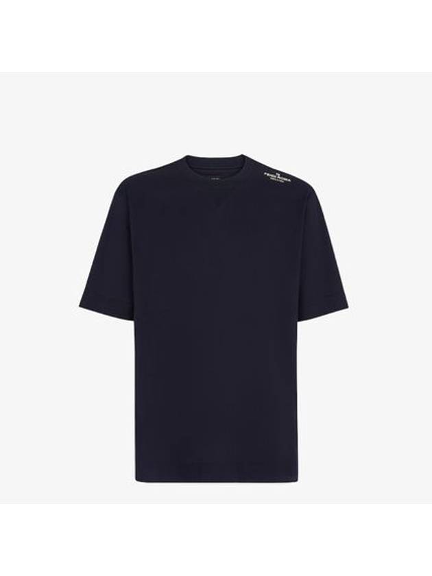 Jersey Short Sleeve T-Shirt Blue - FENDI - BALAAN 1