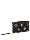 Zippy Monogram Long Wallet Black Beige - LOUIS VUITTON - BALAAN 3