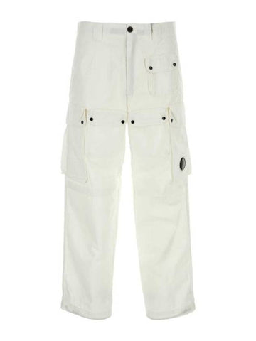 Straight Pants 16CMPA174A006272G 103 White - CP COMPANY - BALAAN 1