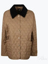 Women's Diamond Quilted Jacket Brown - BURBERRY - BALAAN 2