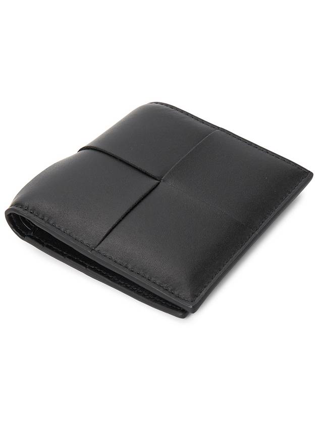 Slim Folder Half Wallet Black - BOTTEGA VENETA - BALAAN 4