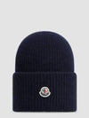 wool beanie indigo blue - MONCLER - BALAAN 2