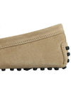 Gommino Suede Driving Shoes Beige - TOD'S - BALAAN 7