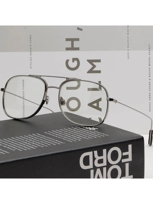 Eyewear Clear Lens Eyeglasses Silver - MONCLER - BALAAN 3