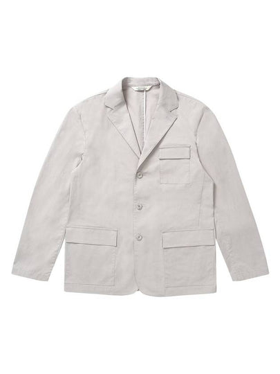 Flap Pocket Jacket Light Grey - SOLEW - BALAAN 2