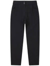 Golf Wear Twill Semi Baggy Pants Black - WHITEBALL - BALAAN 7