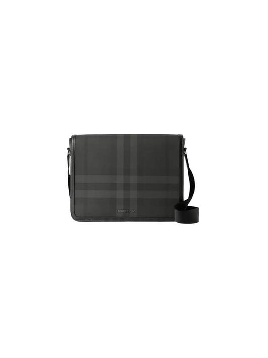 Check Logo Messenger Bag Grey - BURBERRY - BALAAN 2