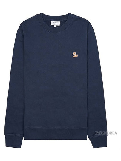 Chillax Patch Regular Sweatshirt Ink Blue - MAISON KITSUNE - BALAAN 2