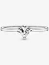 Solitaire Clear Sparkling Ring Silver - PANDORA - BALAAN.