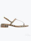 Vintage Check Lambskin Sandals Archive Beige - BURBERRY - BALAAN 2